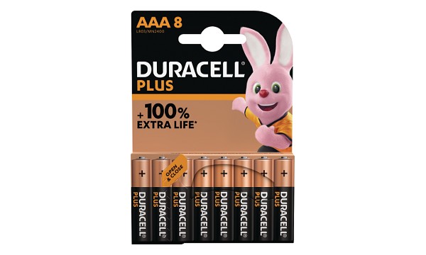 Duracell Plus Power AAA 8kpl