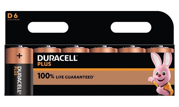 Duracell Plus Power D-koko (6kpl)