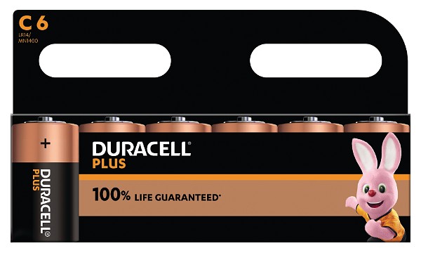 Duracell Plus Power C-koko (6 kpl)