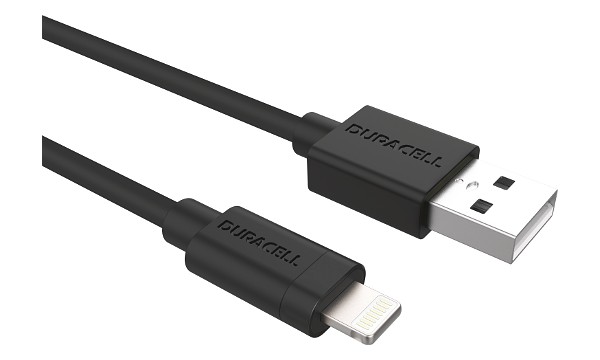 Duracell 1m USB-A ja Lightning-kaapeli