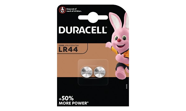 Duracell LR44 Nappiparisto Kaksoispakkaus