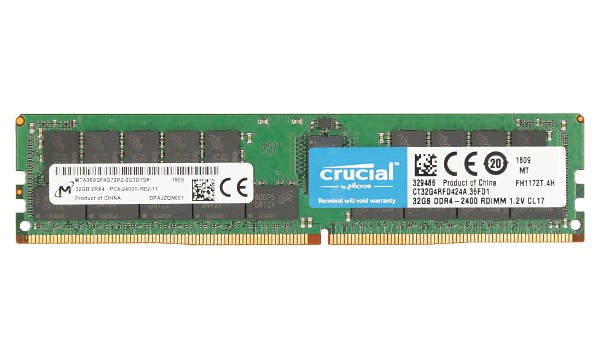 ProLiant DL180 Gen9 Entry 32GB DDR4 2400MHZ ECC RDIMM (2Rx4)