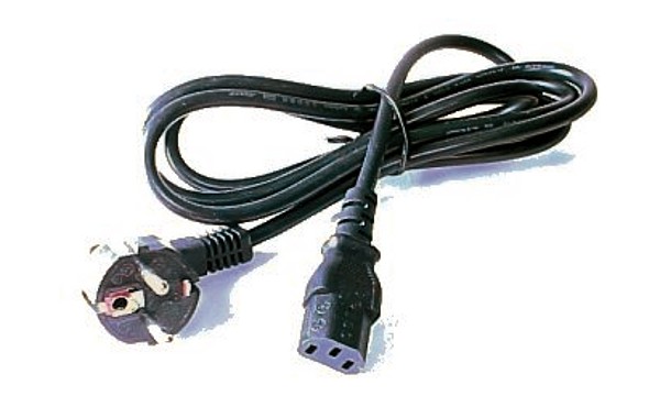 8121-1017 IEC (Kettle) Lead with EU 2 Pin Plug