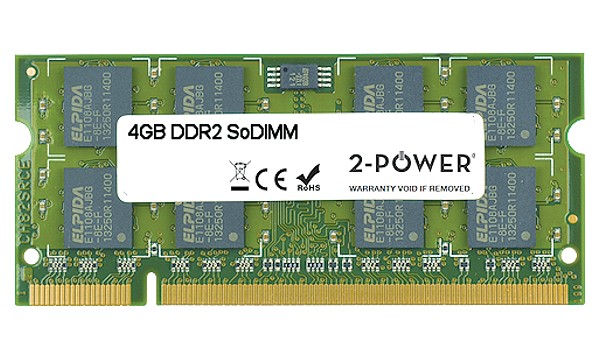 HDX X18-1010EA Premium 4GB DDR2 800MHz SoDIMM