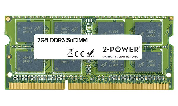 Aspire 5943G-724G64Bn 2GB DDR3 1066MHz DR SoDIMM