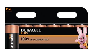 Duracell Plus Power D-koko (6kpl)