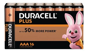 Duracell Plus Power AAA 16kpl