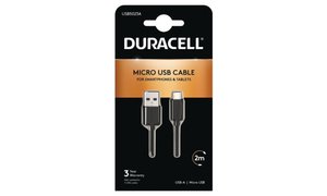 Duracell 2m USB-A-Micro-USB kaapeli