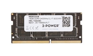 16 Gt DDR4 2400 MHz CL17 SODIMM