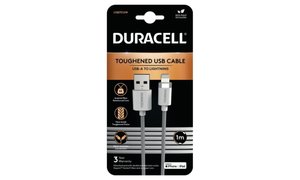 Duracell 1m USB-A ja Lightning-kaapeli