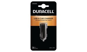 Duracell 12W yhden USB-A:n autolaturi autossa