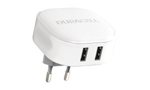 Duracell 2x2.4A USB puhelin-/tablettilaturi