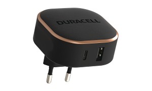 Duracell 30W USB-A + USB-C PPS-laturi