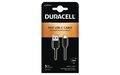Duracell 1m USB-A ja USB-C kaapeli