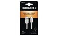 Duracell 1m USB-A ja USB-C kaapeli