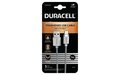 Duracell 1m USB-A ja USB-C kaapeli